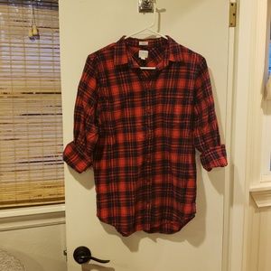 J. Crew Boy Fit flannel shirt